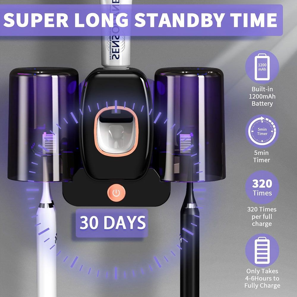 Επιτοίχια Βάση Αποστείρωσης Οδοντόβουρτσας & Δοσομετρητής Οδοντόκρεμας Υπεριώδους Ακτινοβολίας UV Επιτοίχια Βάση Αποστείρωσης Οδοντόβουρτσας & Δοσομετρητής Οδοντόκρεμας Υπεριώδους Ακτινοβολίας UV