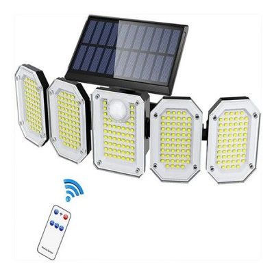 Επιτοίχιο Αδιάβροχο Ηλιακό Φωτιστικό 300LED 270º με Αισθητήρα Κίνησης IP65 Andowl - Μαύρο Επιτοίχιο Αδιάβροχο Ηλιακό Φωτιστικό 300LED 270º με Αισθητήρα Κίνησης IP65 Andowl - Μαύρο