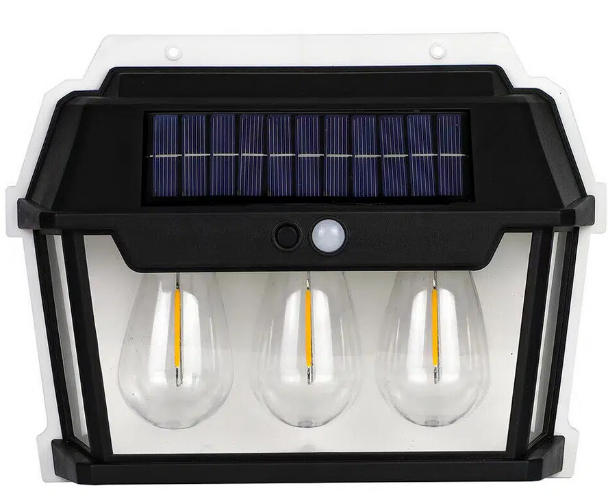 Επιτοίχιο Αδιάβροχο Ηλιακό Φωτιστικό LED 3W με Φωτοκύτταρο Επιτοίχιο Αδιάβροχο Ηλιακό Φωτιστικό LED 3W με Φωτοκύτταρο