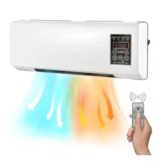 Επιτοίχιο Αερόθερμο Δωματίου με 2 Βαθμίδες Θέρμανσης & Χρονοδιακόπτη 1500W σε Λευκό Επιτοίχιο Αερόθερμο Δωματίου με 2 Βαθμίδες Θέρμανσης & Χρονοδιακόπτη 1500W σε Λευκό