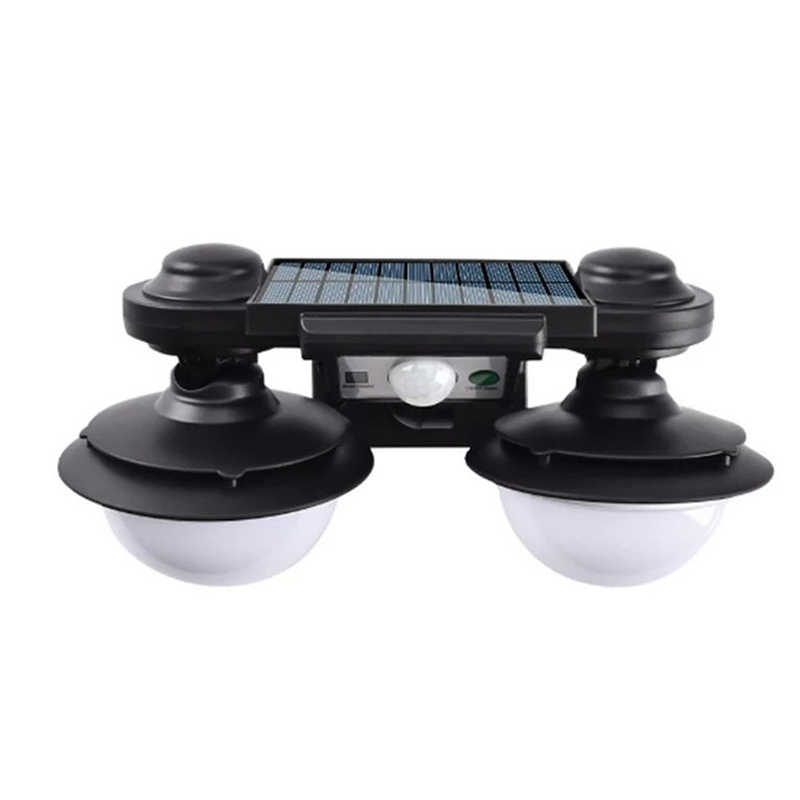 Επιτοίχιο Διπλό Ηλιακό Φωτιστικό Φανάρι 24W 120LED Ψυχρό Λευκό με Αισθητήρα Κίνησης και Τηλεχειριστήριο - AigoStar Επιτοίχιο Διπλό Ηλιακό Φωτιστικό Φανάρι 24W 120LED Ψυχρό Λευκό με Αισθητήρα Κίνησης και Τηλεχειριστήριο - AigoStar