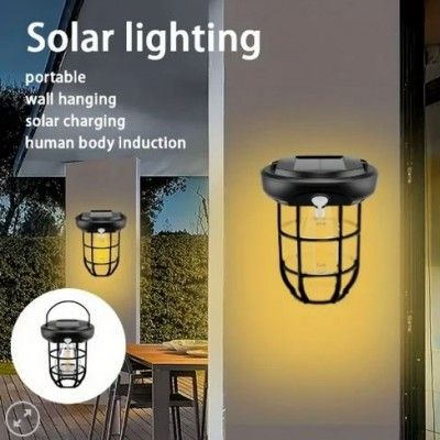 Επιτοίχιο Ηλιακό Φωτιστικό με Αισθητήρα Κίνησης - Διακοσμητικό Φανάρι Τοίχου Επιτοίχιο Ηλιακό Φωτιστικό με Αισθητήρα Κίνησης - Διακοσμητικό Φανάρι Τοίχου