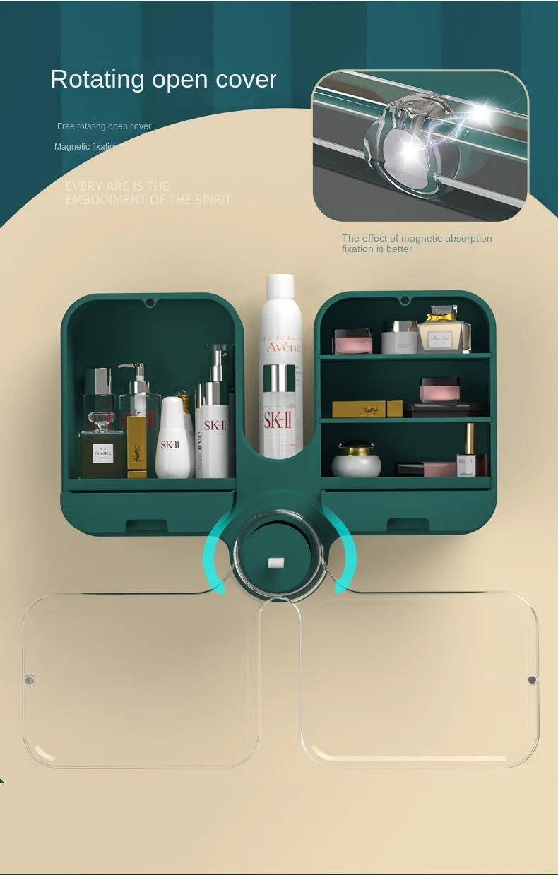 Επιτοίχιο Ντουλάπι 2 Χώρων με Ράφια & 3 Συρτάρια Αποθήκευσης Επιτοίχιο Ντουλάπι 2 Χώρων με Ράφια & 3 Συρτάρια Αποθήκευσης