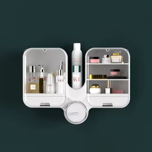 Επιτοίχιο Ντουλάπι 2 Χώρων με Ράφια & 3 Συρτάρια Αποθήκευσης Επιτοίχιο Ντουλάπι 2 Χώρων με Ράφια & 3 Συρτάρια Αποθήκευσης