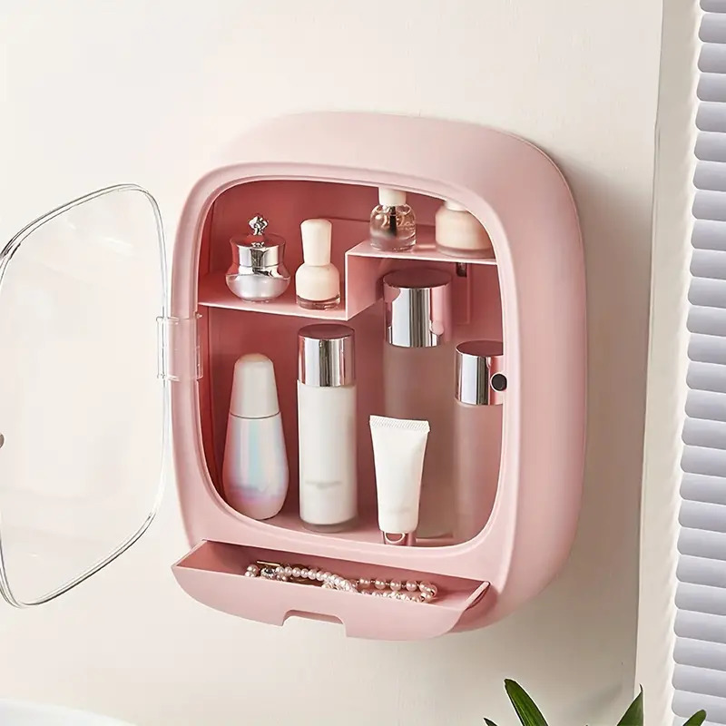 Επιτοίχιο Ντουλάπι Οργάνωσης με Ράφια & Συρτάρι Αποθήκευσης Επιτοίχιο Ντουλάπι Οργάνωσης με Ράφια & Συρτάρι Αποθήκευσης