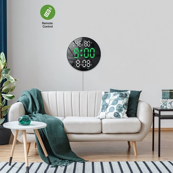 Επιτοίχιο Ψηφιακό Ρολόι LED 26χ3.5cm με Τηλεχειριστήριο Επιτοίχιο Ψηφιακό Ρολόι LED 26χ3.5cm με Τηλεχειριστήριο