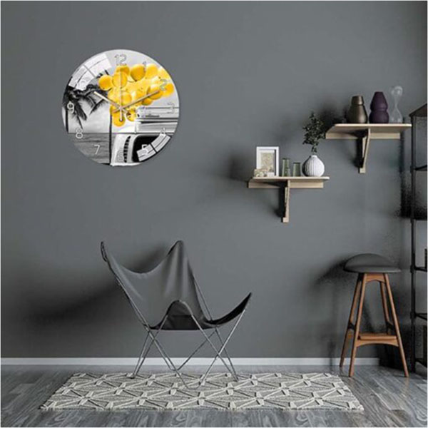 Επιτοίχιο Στρογγυλό Ρολόι με Λεπτοδείκτες- Σχέδιο Κίτρινα Μπαλόνια 30cm Επιτοίχιο Στρογγυλό Ρολόι με Λεπτοδείκτες- Σχέδιο Κίτρινα Μπαλόνια 30cm