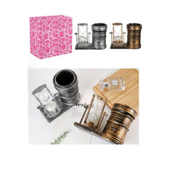 Επιτραπέζια Διακοσμητική Κλεψύδρα 7x16x13cm Χάλκινη Επιτραπέζια Διακοσμητική Κλεψύδρα 7x16x13cm Χάλκινη