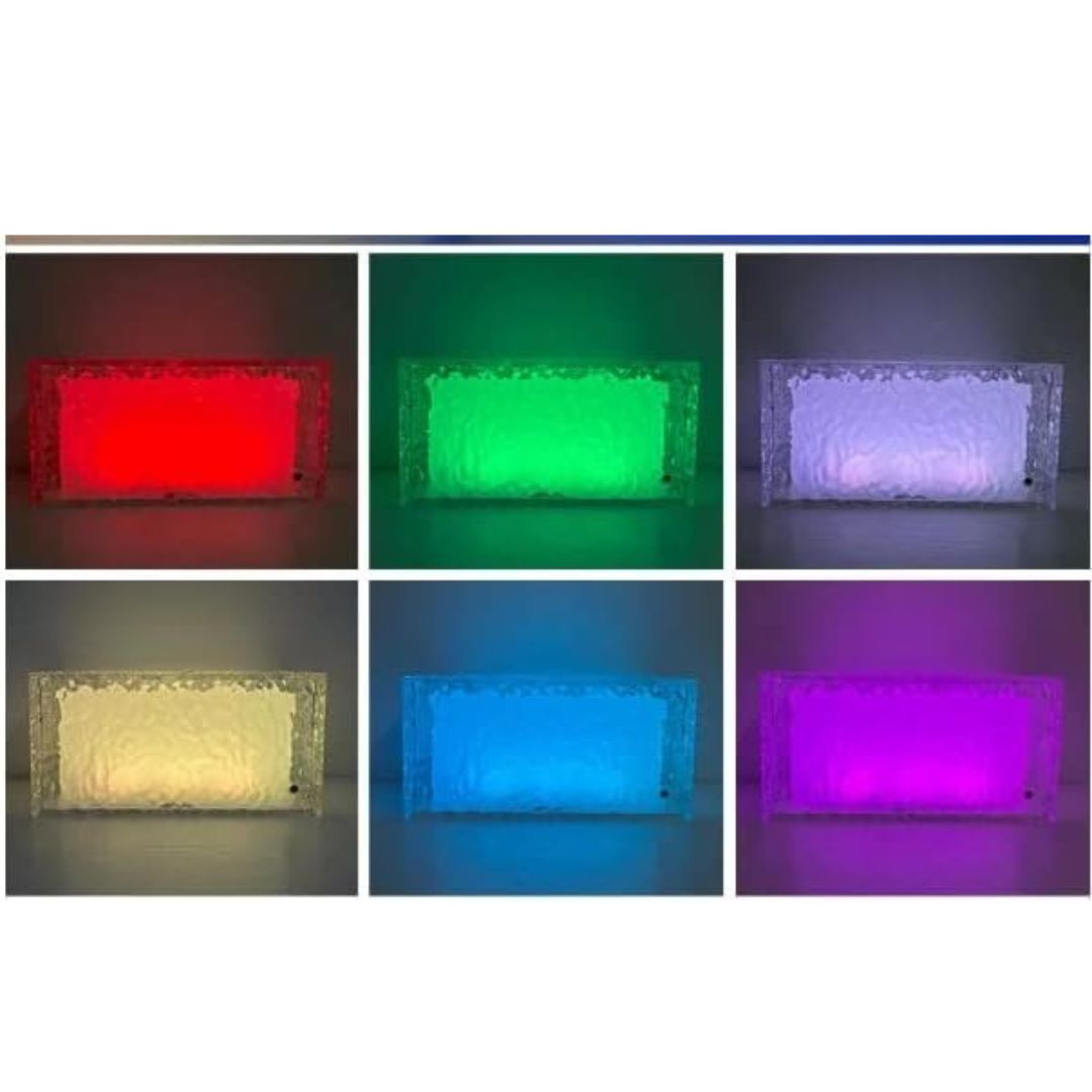 Επιτραπέζια Διακοσμητική Λάμπα LED με Εφέ Πάγου - RGB Φωτισμός, USB & Τηλεχειριστήριο Επιτραπέζια Διακοσμητική Λάμπα LED με Εφέ Πάγου - RGB Φωτισμός, USB & Τηλεχειριστήριο