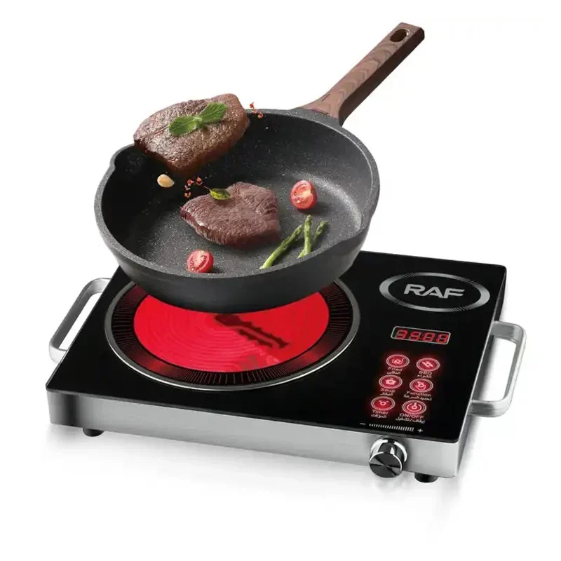 Επιτραπέζια Εστία Κεραμική Μονή με Οθόνη LED και LCD, Αντιολισθητική Πλάκα και 8 Επιλογές Μαγειρέματος
3500W RAF Επιτραπέζια Εστία Κεραμική Μονή με Οθόνη LED και LCD, Αντιολισθητική Πλάκα και 8 Επιλογές Μαγειρέματος
3500W RAF