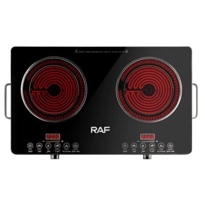 Επιτραπέζια Ηλεκτρική Φορητή Διπλή Κεραμική Εστία 7000W RAF - Μαύρο Επιτραπέζια Ηλεκτρική Φορητή Διπλή Κεραμική Εστία 7000W RAF - Μαύρο