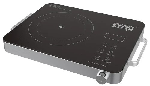 Επιτραπέζια Ηλεκτρική Μονή Επαγωγική Εστία 2000W - Με Πάνελ Αφής & Χρονόμετρο - Winning Star Επιτραπέζια Ηλεκτρική Μονή Επαγωγική Εστία 2000W - Με Πάνελ Αφής & Χρονόμετρο - Winning Star