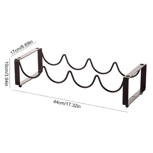 Επιτραπέζια Minimal Μεταλλική Μπουκαλοθήκη – Κάβα 4 Θέσεων Μαύρη Επιτραπέζια Minimal Μεταλλική Μπουκαλοθήκη – Κάβα 4 Θέσεων Μαύρη