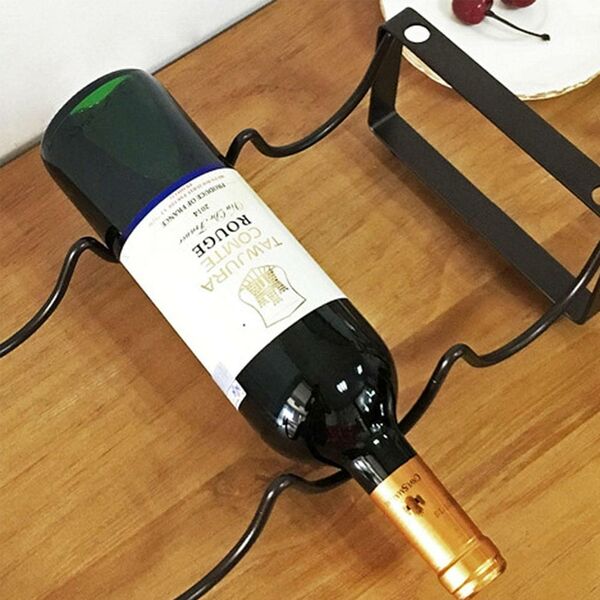 Επιτραπέζια Minimal Μεταλλική Μπουκαλοθήκη – Κάβα 4 Θέσεων Μαύρη Επιτραπέζια Minimal Μεταλλική Μπουκαλοθήκη – Κάβα 4 Θέσεων Μαύρη