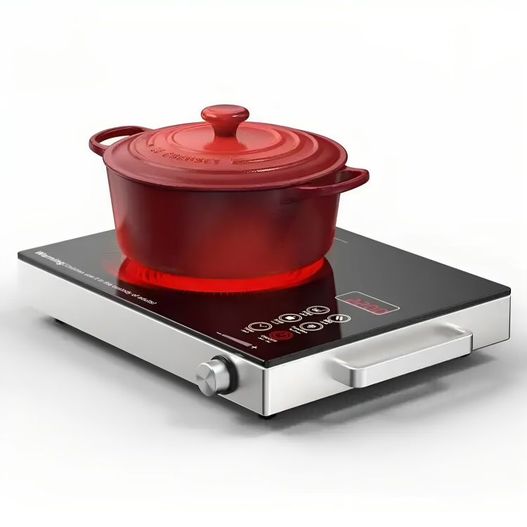 Επιτραπέζια Μονή Επαγωγική Εστία 2000W - Με Πάνελ Αφής, 10 Ρυθμίσεις Θερμοκρασίας & Χρονοδιακόπτη - HOOMEI Επιτραπέζια Μονή Επαγωγική Εστία 2000W - Με Πάνελ Αφής, 10 Ρυθμίσεις Θερμοκρασίας & Χρονοδιακόπτη - HOOMEI