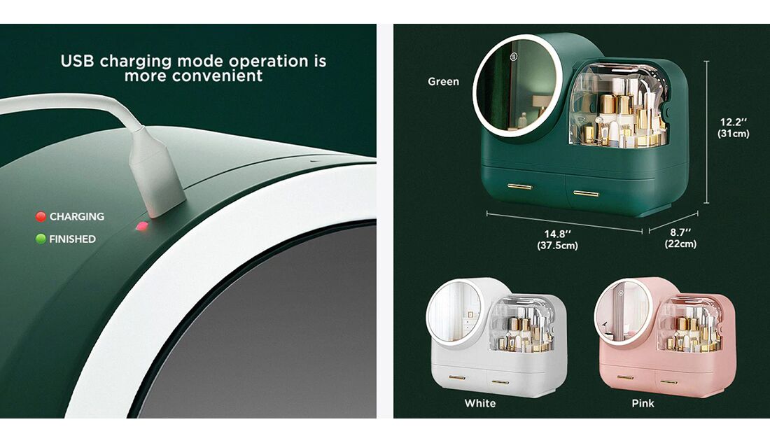 Επιτραπέζια Θήκη για Καλλυντικά και Κοσμήματα JOYBOS Επιτραπέζια Θήκη για Καλλυντικά και Κοσμήματα JOYBOS