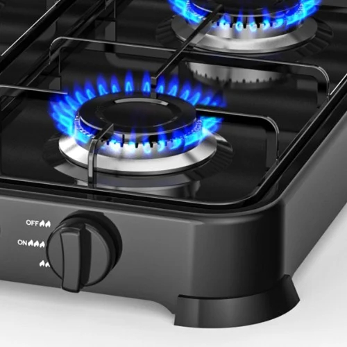 Επιτραπέζια Τετραπλή Εστία Υγραερίου Hoomei με 4 Εστίες 2.2KW και Καπάκι Προστασίας Επιτραπέζια Τετραπλή Εστία Υγραερίου Hoomei με 4 Εστίες 2.2KW και Καπάκι Προστασίας