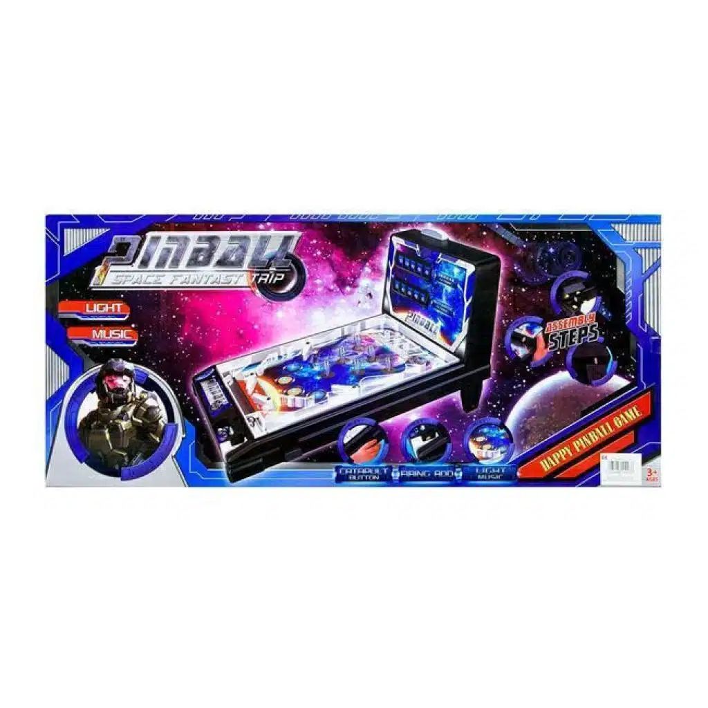 Επιτραπέζιο Arcade Διαστημικό Φλίπερ με Ηλεκτρονικό Πίνακα Σκορ - Ηχητικά Εφέ Φωτισμό - Super Pinball Space Fantasy Trip Επιτραπέζιο Arcade Διαστημικό Φλίπερ με Ηλεκτρονικό Πίνακα Σκορ - Ηχητικά Εφέ Φωτισμό - Super Pinball Space Fantasy Trip