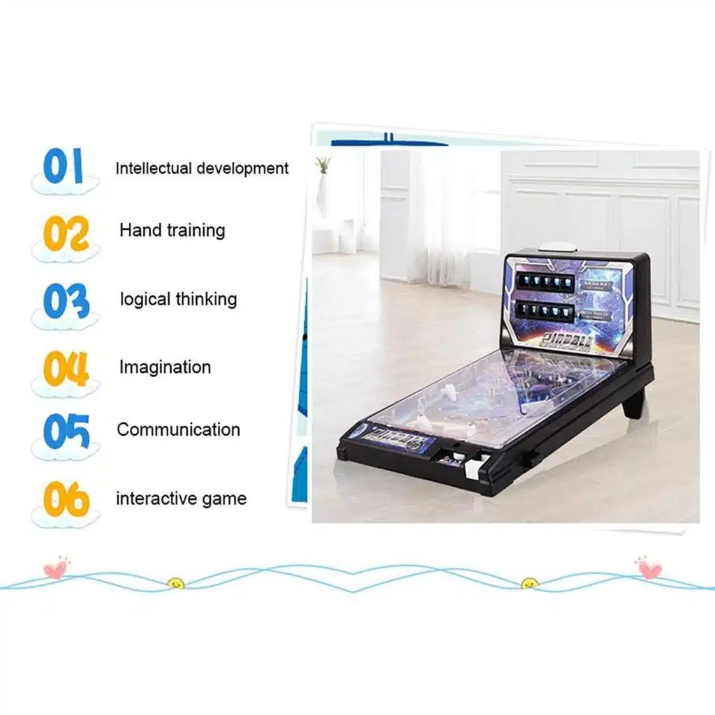 Επιτραπέζιο Arcade Διαστημικό Φλίπερ με Ηλεκτρονικό Πίνακα Σκορ - Ηχητικά Εφέ Φωτισμό - Super Pinball Space Fantasy Trip Επιτραπέζιο Arcade Διαστημικό Φλίπερ με Ηλεκτρονικό Πίνακα Σκορ - Ηχητικά Εφέ Φωτισμό - Super Pinball Space Fantasy Trip