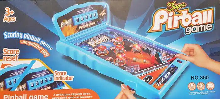 Επιτραπέζιο Arcade Φλίπερ με Ηλεκτρονικό Πίνακα Σκορ, Ηχητικά Εφέ και Φώτα - Super Pinball Game Flipper Επιτραπέζιο Arcade Φλίπερ με Ηλεκτρονικό Πίνακα Σκορ, Ηχητικά Εφέ και Φώτα - Super Pinball Game Flipper