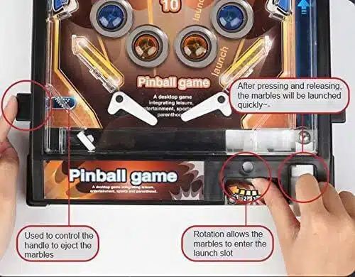 Επιτραπέζιο Arcade Φλίπερ με Ηλεκτρονικό Πίνακα Σκορ, Ηχητικά Εφέ και Φώτα - Super Pinball Game Flipper Επιτραπέζιο Arcade Φλίπερ με Ηλεκτρονικό Πίνακα Σκορ, Ηχητικά Εφέ και Φώτα - Super Pinball Game Flipper