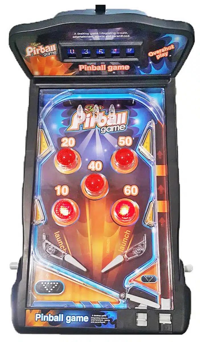 Επιτραπέζιο Arcade Φλίπερ με Ηλεκτρονικό Πίνακα Σκορ, Ηχητικά Εφέ και Φώτα - Super Pinball Game Flipper Επιτραπέζιο Arcade Φλίπερ με Ηλεκτρονικό Πίνακα Σκορ, Ηχητικά Εφέ και Φώτα - Super Pinball Game Flipper