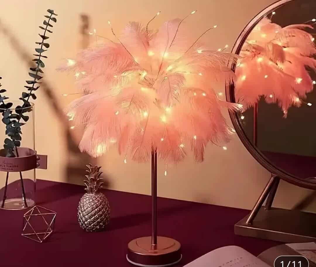 Επιτραπέζιο Διακοσμητικό Δέντρο με Φτερά και LED Φωτισμό 35 x 48 x 10cm- Ροζ Επιτραπέζιο Διακοσμητικό Δέντρο με Φτερά και LED Φωτισμό 35 x 48 x 10cm- Ροζ