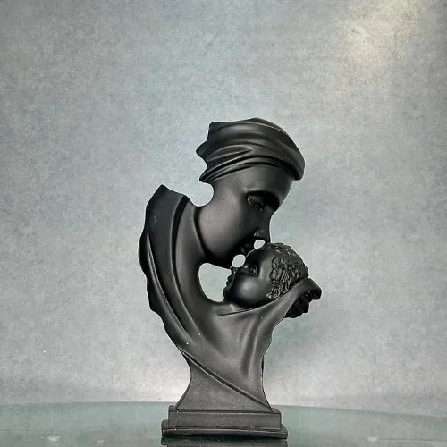 Επιτραπέζιο Διακοσμητικό “Mother” - Μητέρα και Υιός Ρητίνης Μαύρο 20x7x16cm Επιτραπέζιο Διακοσμητικό “Mother” - Μητέρα και Υιός Ρητίνης Μαύρο 20x7x16cm