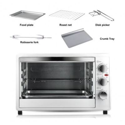 Επιτραπέζιος Φούρνος 40LT 1500W RAF R-5326 – Λευκός Επιτραπέζιος Φούρνος 40LT 1500W RAF R-5326 – Λευκός