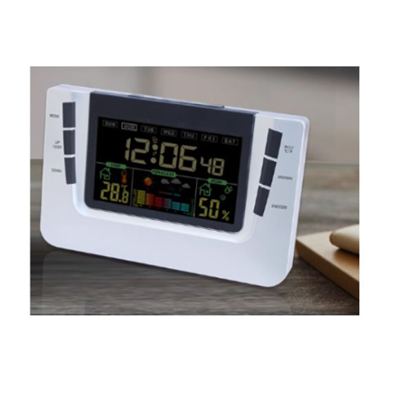 Επιτραπέζιο Ηλεκτρονικό Ρολόι Gaosiio με Έγχρωμη Οθόνη Πολλαπλών Λειτουργιών Μαύρο Επιτραπέζιο Ηλεκτρονικό Ρολόι Gaosiio με Έγχρωμη Οθόνη Πολλαπλών Λειτουργιών Μαύρο