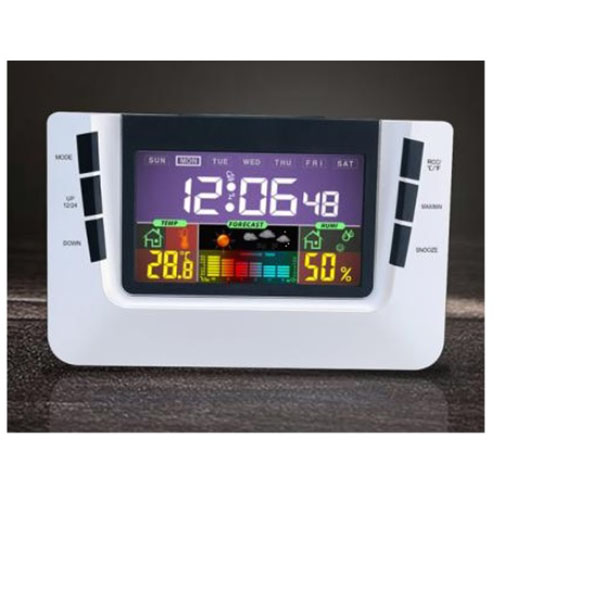 Επιτραπέζιο Ηλεκτρονικό Ρολόι Gaosiio με Έγχρωμη Οθόνη Πολλαπλών Λειτουργιών Μαύρο Επιτραπέζιο Ηλεκτρονικό Ρολόι Gaosiio με Έγχρωμη Οθόνη Πολλαπλών Λειτουργιών Μαύρο