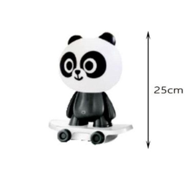 Επιτραπέζιο Παιδικό Πορτατίφ Πάντα με Πατίνι 25cm Ασπρόμαυρο Επιτραπέζιο Παιδικό Πορτατίφ Πάντα με Πατίνι 25cm Ασπρόμαυρο