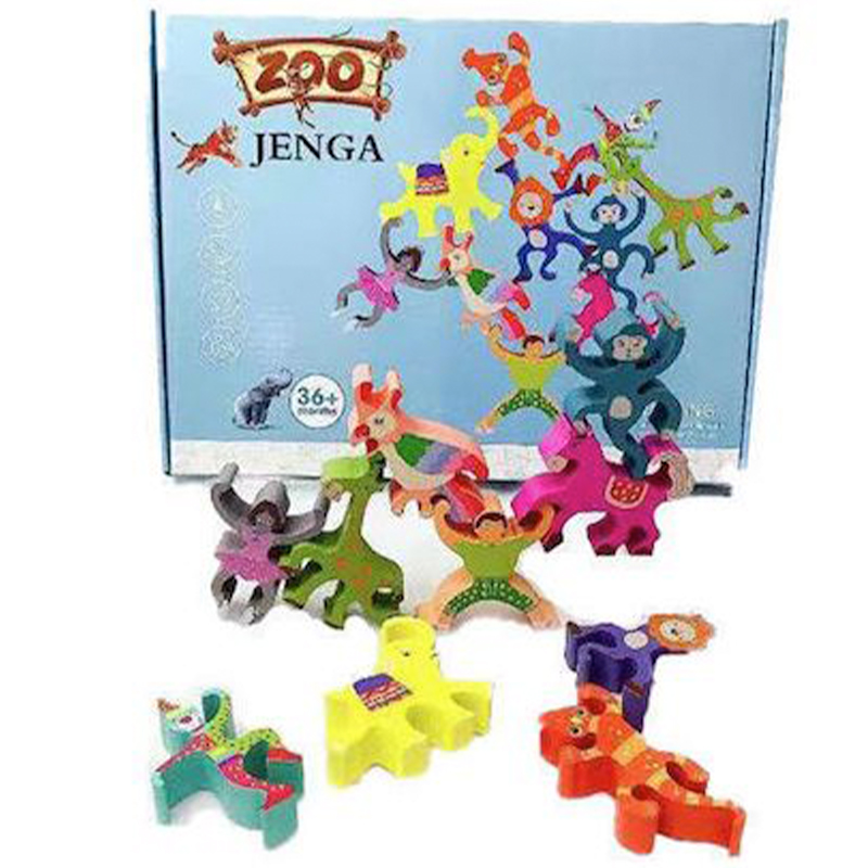 Επιτραπέζιο παιχνίδι Zoo Jenga 3+ ετών Επιτραπέζιο παιχνίδι Zoo Jenga 3+ ετών