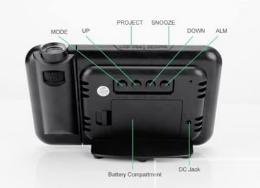 Επιτραπέζιο Ψηφιακό Ρολόι - Ξυπνητήρι Καθρέφτης με Προτζέκτορα Επιτραπέζιο Ψηφιακό Ρολόι - Ξυπνητήρι Καθρέφτης με Προτζέκτορα