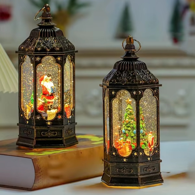 Επιτραπέζιο Χριστουγεννιάτικο Διακοσμητικό Φαναράκι με Φωτισμό - HomeTheory Επιτραπέζιο Χριστουγεννιάτικο Διακοσμητικό Φαναράκι με Φωτισμό - HomeTheory