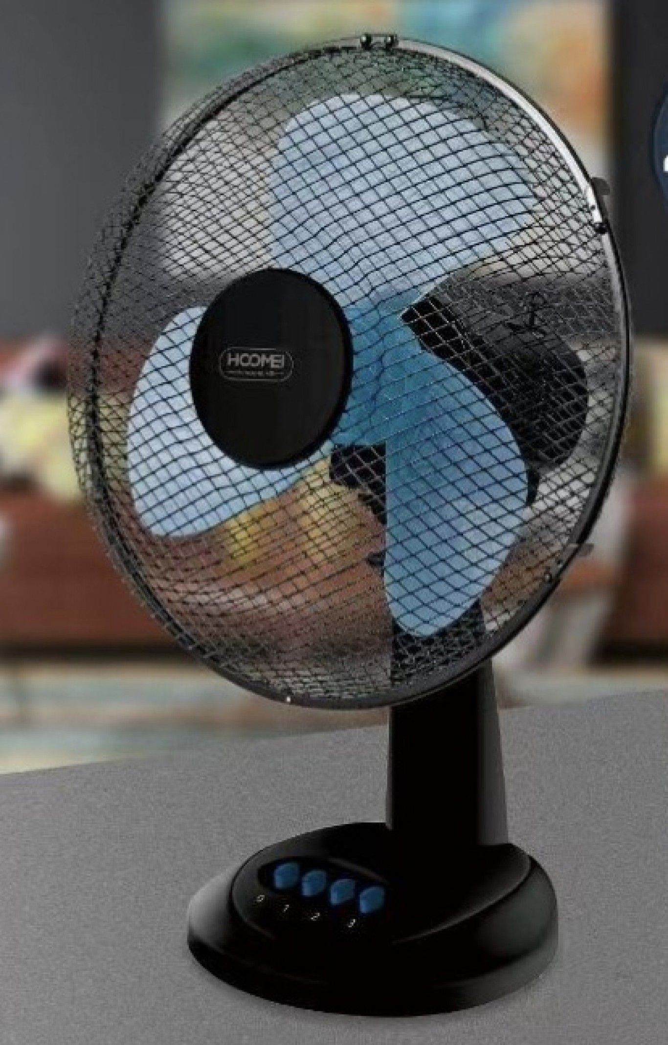 Επιτραπέζιος Ανεμιστήρας 40W Διαμέτρου 30cm Hoomei - Μαύρο Επιτραπέζιος Ανεμιστήρας 40W Διαμέτρου 30cm Hoomei - Μαύρο