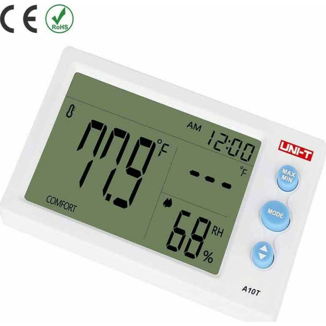 Επιτραπέζιος Μετρητής Υγρασίας και Θερμοκρασίας με Ρολόι και Ξυπνητήρι Επιτραπέζιος Μετρητής Υγρασίας και Θερμοκρασίας με Ρολόι και Ξυπνητήρι