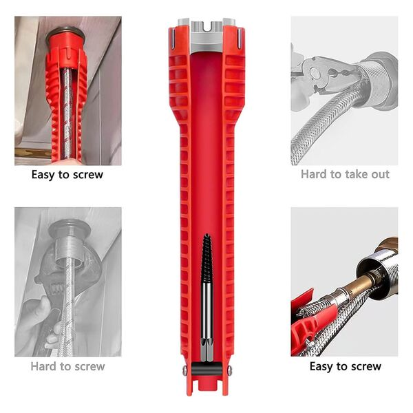 Εργαλέιο-Κλειδί Τοποθέτησης Βρύσης Νεροχύτη Η Θερμοσίφωνα με Αλφάδι Εργαλέιο-Κλειδί Τοποθέτησης Βρύσης Νεροχύτη Η Θερμοσίφωνα με Αλφάδι