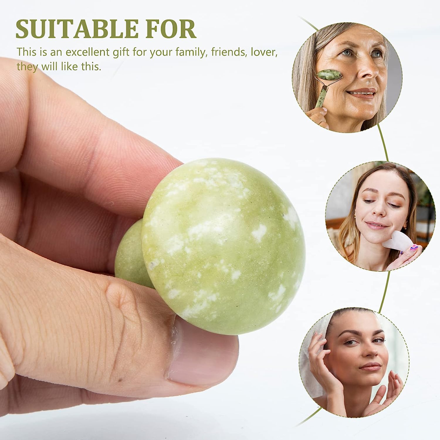 Εργαλείο Μασάζ Προσώπου με Πράσινο Νεφρίτη σε Σχήμα Μανιταριού - Jade Mushroom Εργαλείο Μασάζ Προσώπου με Πράσινο Νεφρίτη σε Σχήμα Μανιταριού - Jade Mushroom