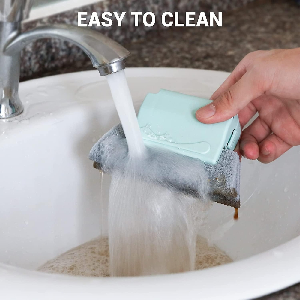 Εργαλείο Σφουγγάρι Καθαρισμού Εγκοπών Ράγας Παραθύρου Και Πόρτας Σετ 3 Τμχ 14cm x 8cm x 3.3cm Εργαλείο Σφουγγάρι Καθαρισμού Εγκοπών Ράγας Παραθύρου Και Πόρτας Σετ 3 Τμχ 14cm x 8cm x 3.3cm