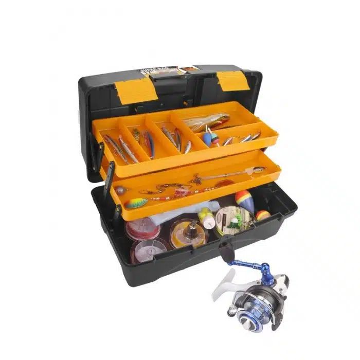 Εργαλειοθήκη Τριών Αναδιπλούμενων Επιπέδων με Πλαστικά Κουμπώματα και Θήκες Super-Bag 17″ 41x23x19εκ Εργαλειοθήκη Τριών Αναδιπλούμενων Επιπέδων με Πλαστικά Κουμπώματα και Θήκες Super-Bag 17″ 41x23x19εκ