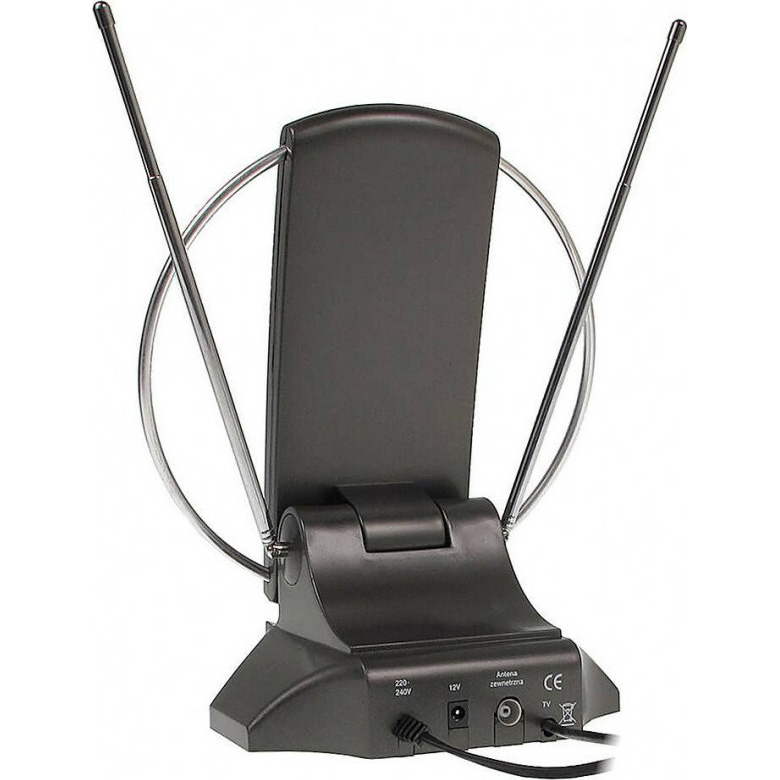 Εσωτερική Κεραία Τηλεόρασης με Ενισχυτή 28Db UHF - VHF - FM Κατάλληλο για Αναλογικά & Ψηφιακά Κανάλια, Σύνδεση με Ομοαξονικό Καλώδιο Εσωτερική Κεραία Τηλεόρασης με Ενισχυτή 28Db UHF - VHF - FM Κατάλληλο για Αναλογικά & Ψηφιακά Κανάλια, Σύνδεση με Ομοαξονικό Καλώδιο