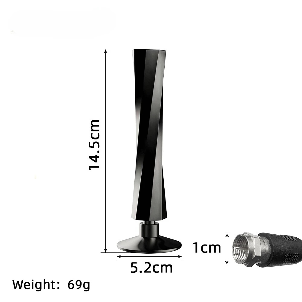 Εσωτερική Κεραία Τηλεόρασης Ψηφιακή Με Ενισχυτή Σήματος 4K 1080P Εσωτερική Κεραία Τηλεόρασης Ψηφιακή Με Ενισχυτή Σήματος 4K 1080P