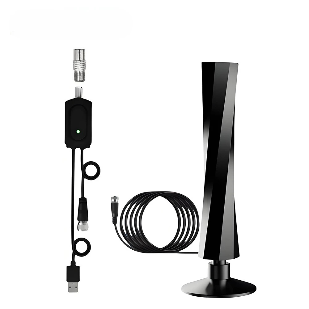 Εσωτερική Κεραία Τηλεόρασης Ψηφιακή Με Ενισχυτή Σήματος 4K 1080P Εσωτερική Κεραία Τηλεόρασης Ψηφιακή Με Ενισχυτή Σήματος 4K 1080P