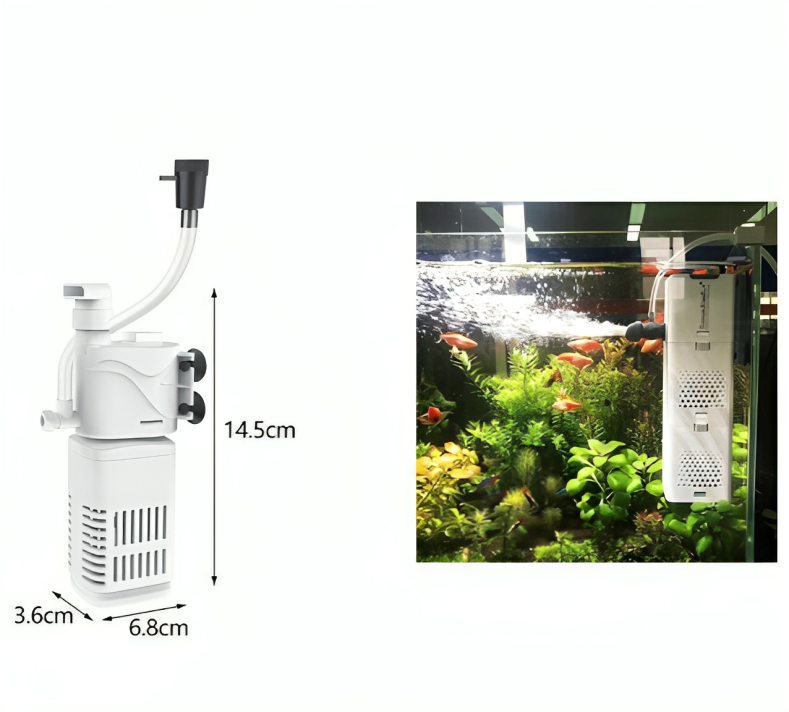 Εσωτερικό Φίλτρο Ενυδρείου 400lt,h με Είσοδο για Αντλία Αέρα - 5W Εσωτερικό Φίλτρο Ενυδρείου 400lt,h με Είσοδο για Αντλία Αέρα - 5W