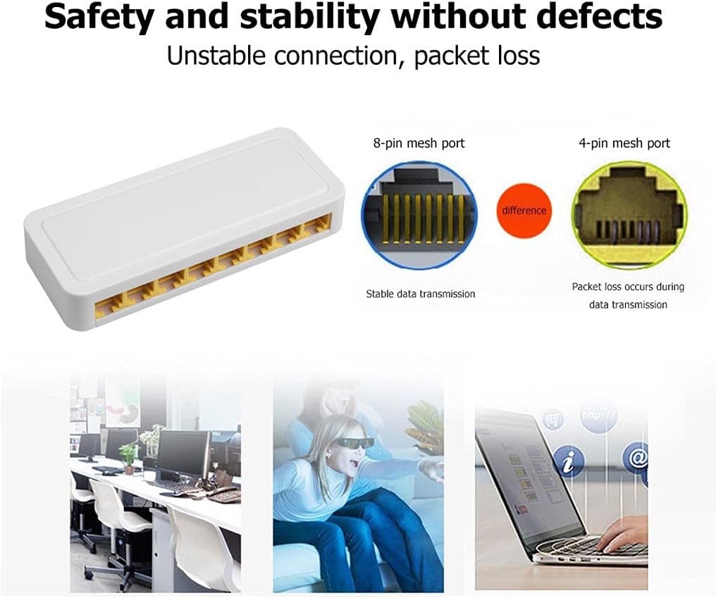 Ethernet Switch 8 θυρών 100Mbps - Andowl Ethernet Switch 8 θυρών 100Mbps - Andowl