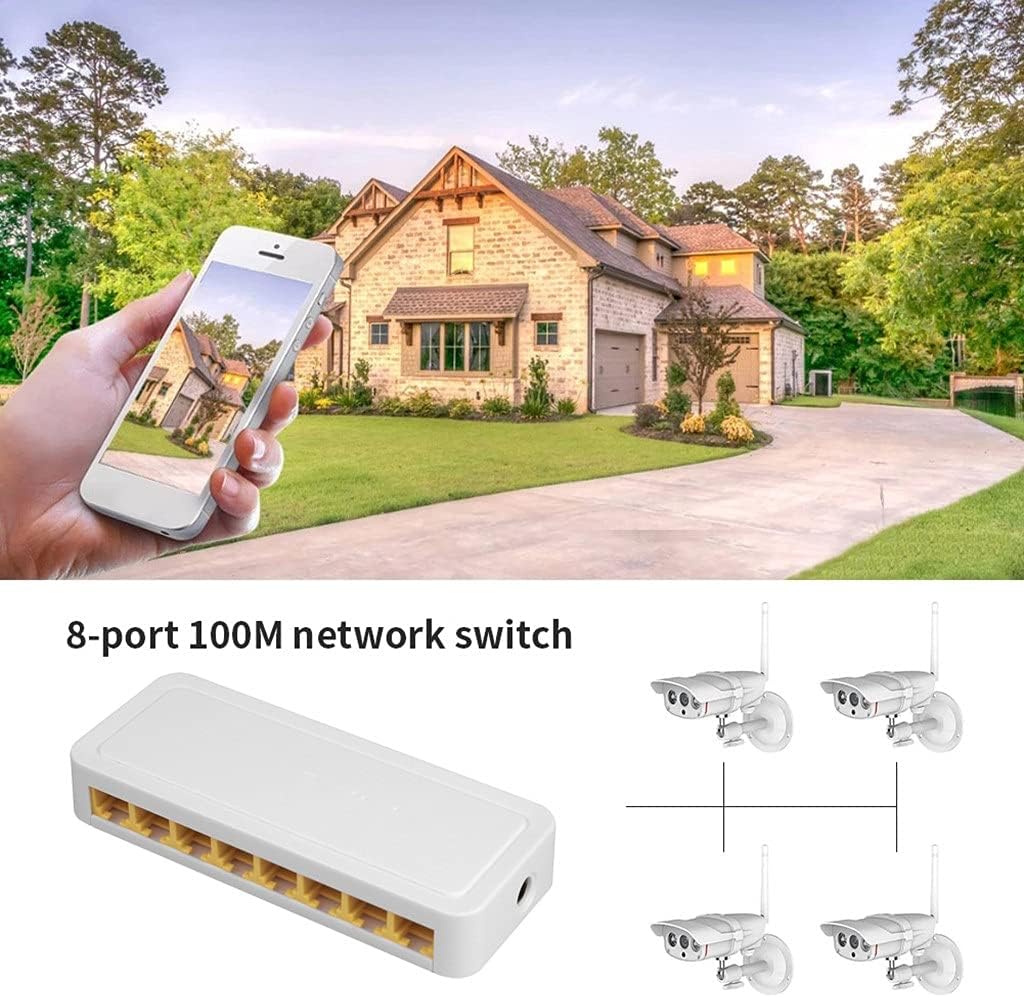 Ethernet Switch 8 θυρών 100Mbps - Andowl Ethernet Switch 8 θυρών 100Mbps - Andowl