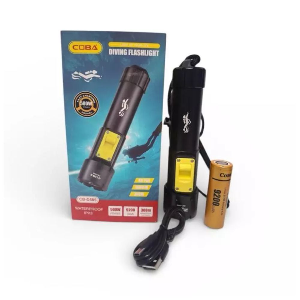 Φακός Κατάδυσης LED 1000 Lumens IPX8 με Μπαταρία Λιθίου Φακός Κατάδυσης LED 1000 Lumens IPX8 με Μπαταρία Λιθίου