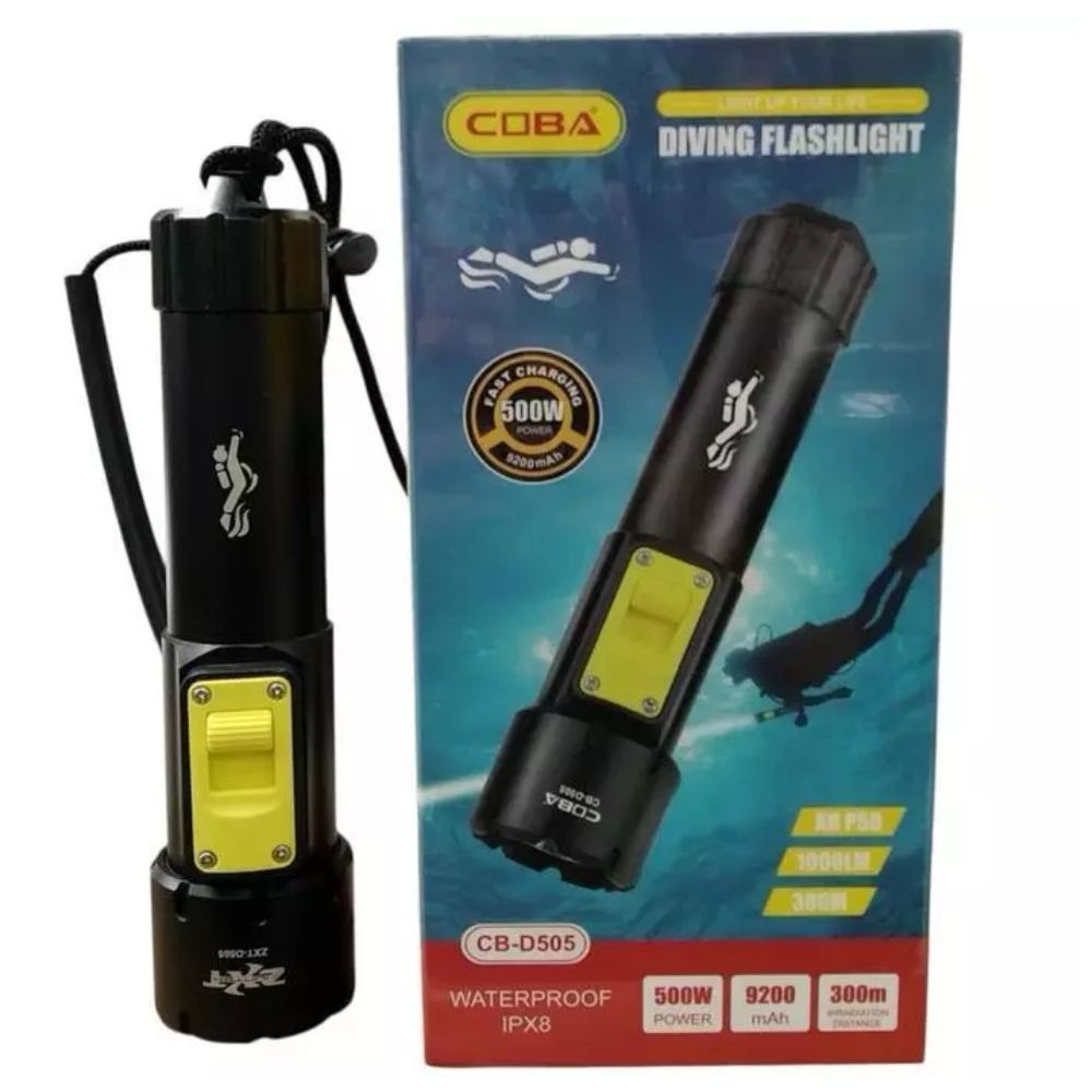 Φακός Κατάδυσης LED 1000 Lumens IPX8 με Μπαταρία Λιθίου Φακός Κατάδυσης LED 1000 Lumens IPX8 με Μπαταρία Λιθίου