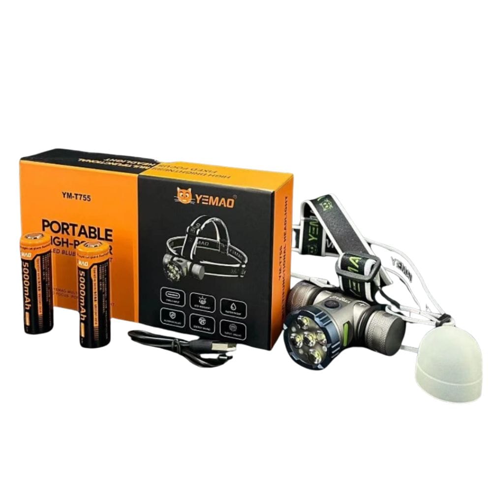 Φακός Κεφαλής Επαναφορτιζόμενος με IPX4 Στεγανότητα και 8 Λειτουργίες Φωτισμού Super Bright Φακός Κεφαλής Επαναφορτιζόμενος με IPX4 Στεγανότητα και 8 Λειτουργίες Φωτισμού Super Bright